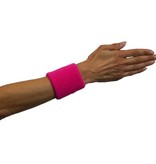 Polsband neon roze 2 stuks