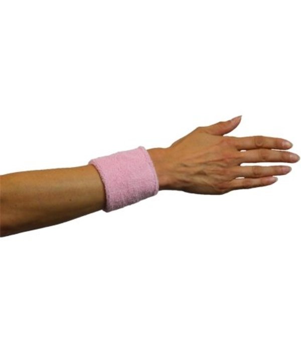 Polsband lichtroze 2 stuks