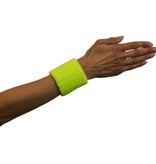 Polsband neon geel