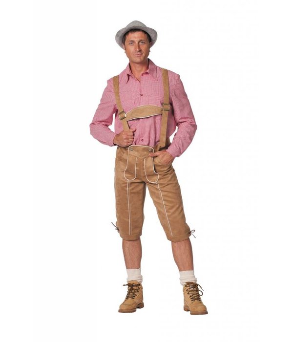 Tirolerhose de luxe man camel