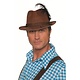 Tiroler hoed met 3 koordjes + veer