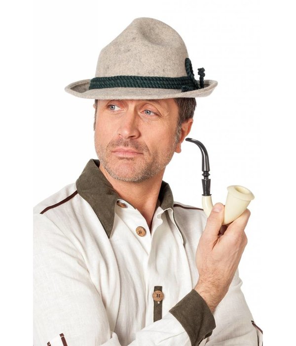 Wolvilt Tirolerhoed grijs