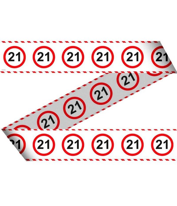 Afzetlint Verkeersbord 21