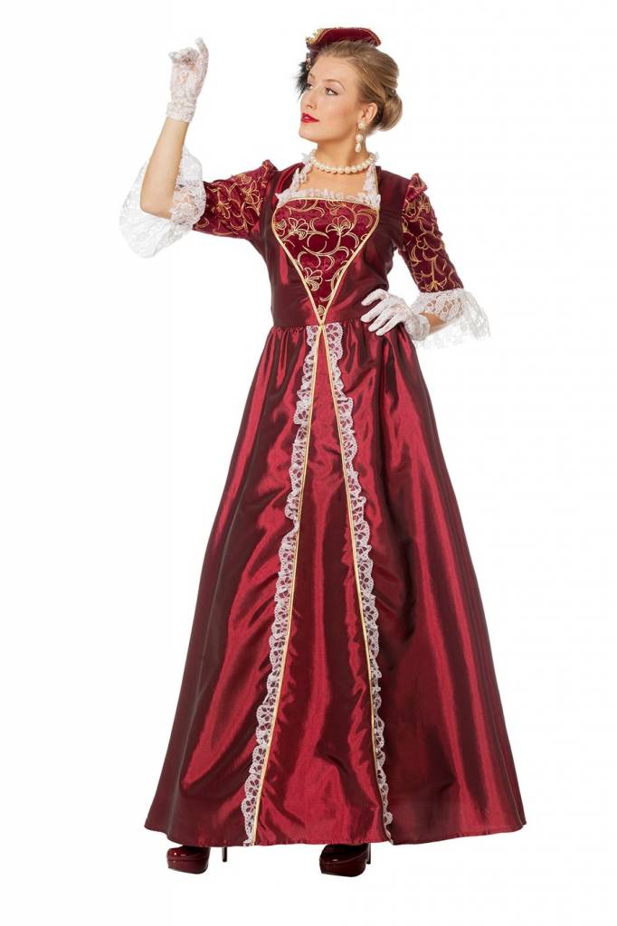 Markiezin taft bordeaux afbeelding