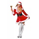 Miss Santa imitatie kostuum fluweel