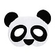 Oogmasker panda pluche