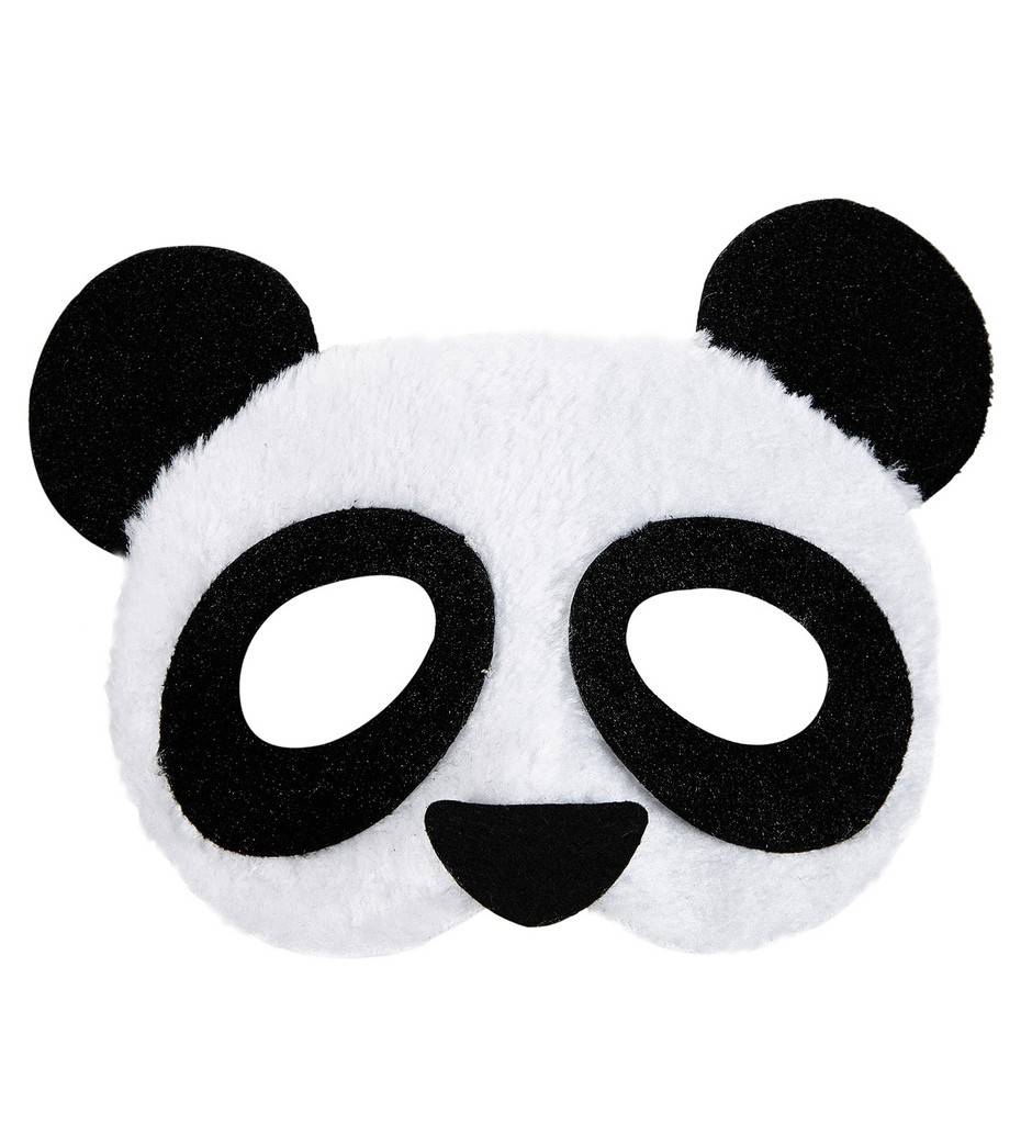 Oogmasker panda pluche afbeelding