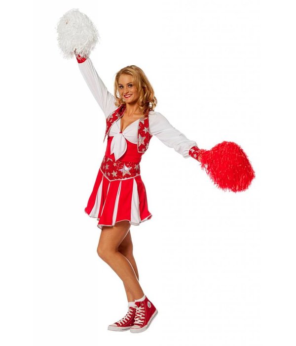 Cheerleader pakje luxe rood