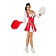 Cheerleader pakje luxe rood