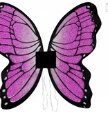 Glittervleugels vlinder 50x50cm