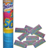 Confetti kanon verjaardag 50