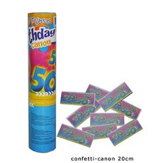 Confetti kanon verjaardag 50