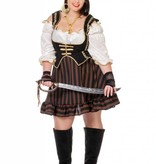Pirate dame bruin