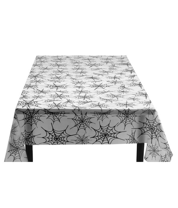 Tafelkleed Halloween spinnenweb