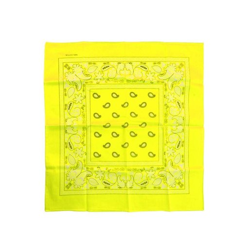 Bandana fluor geel