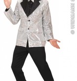 Colbert pailletten zilver