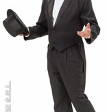 Frackjas man zwart met satijnen kraag