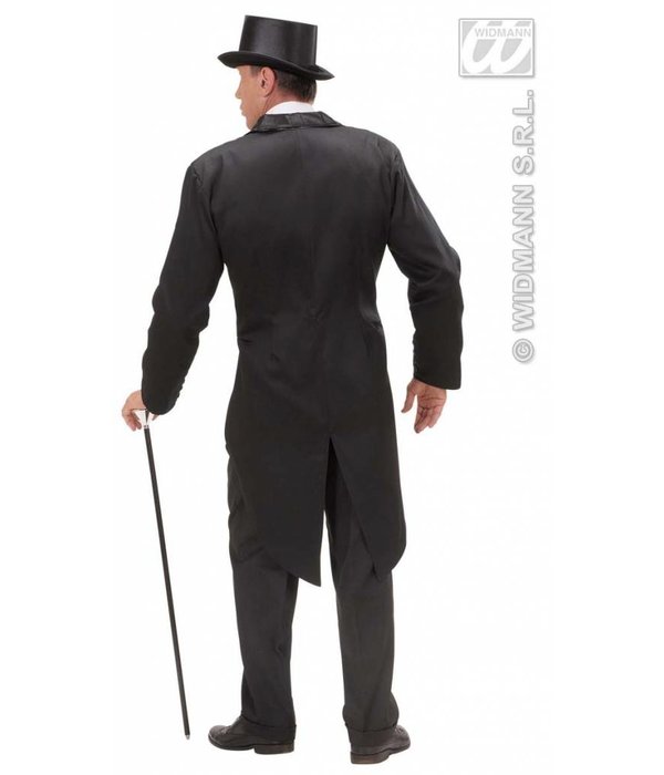 Frackjas man zwart met satijnen kraag