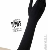 Handschoenen lycra 37cm zwart