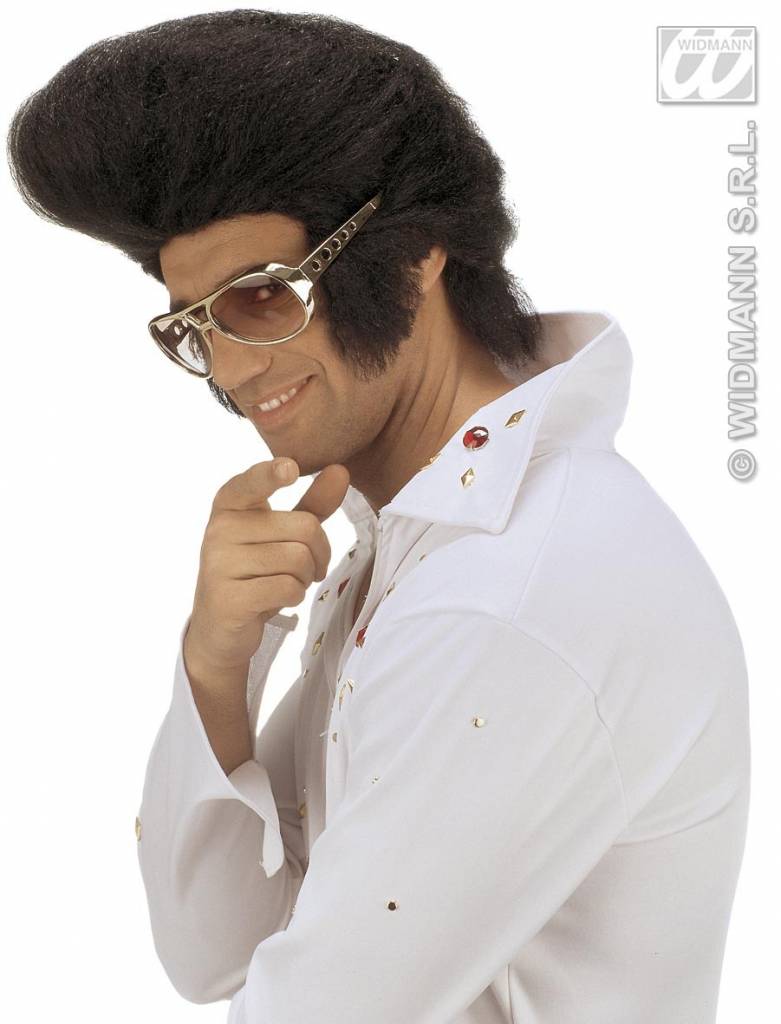 Pruik Elvis jumbo afbeelding