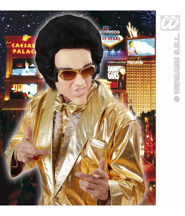 Masker latex schuim King of rock met haar