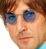 Hippiebril blauw