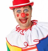 Bolhoed Clown met noppen rood