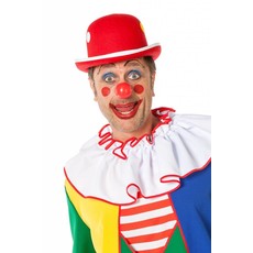 Bolhoed Clown met noppen rood