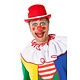 Bolhoed Clown met noppen rood