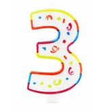 XL kaars 3 jaar met houder