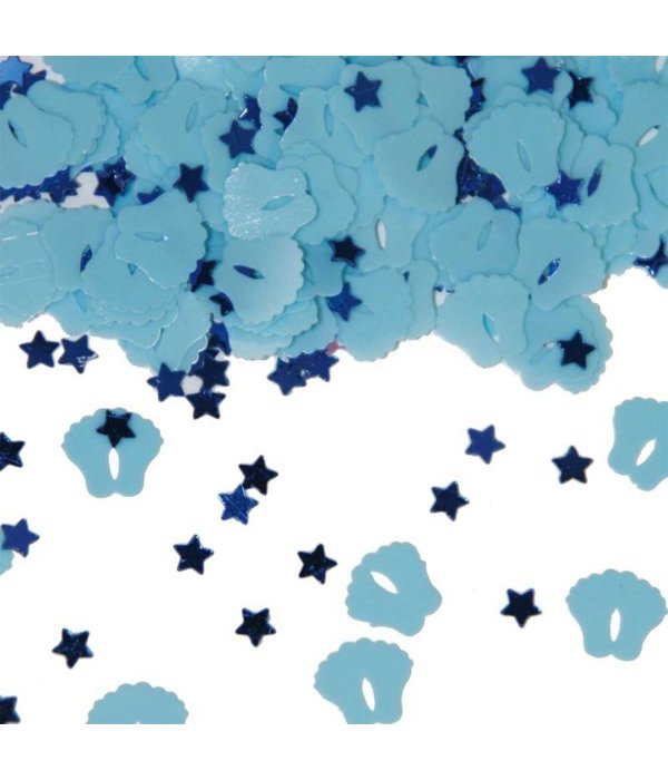 Blauwe Tafelconfetti - Geboorte Jongen
