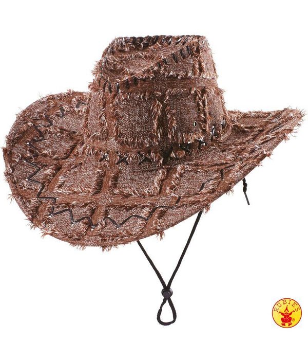 Cowboyhoed lapjes bruin