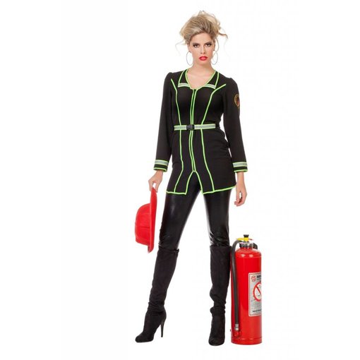 Brandweerjurkje zwart