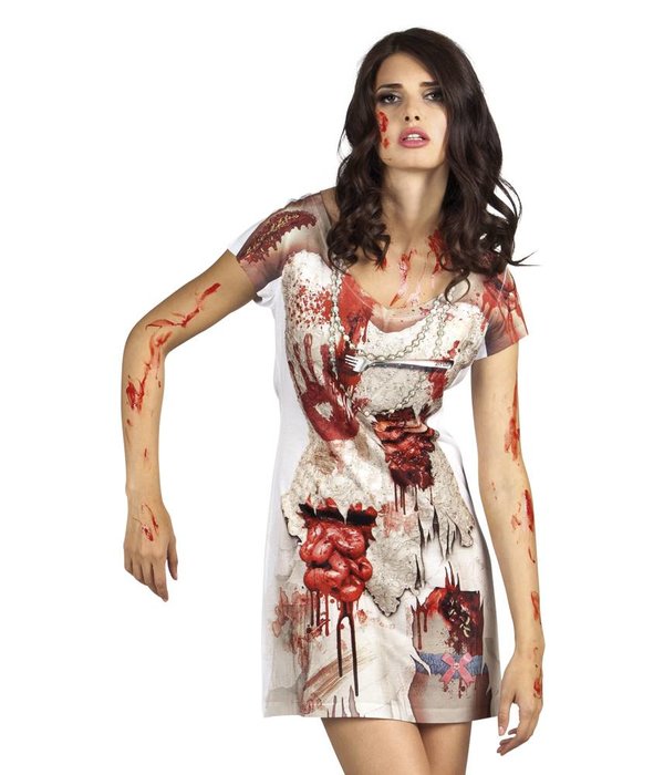 Zombie jurkje/shirt fotorealistisch