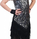 Flapper Disco jurkje zilver