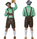 Tiroler blouse groen