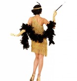 Flapper kostuum goud