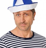 Matrozen hoedje blauw