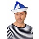 Matrozen hoedje blauw