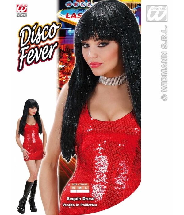 Paillettenjurk rood glimmend