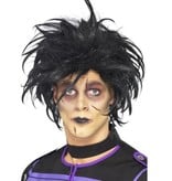 Psycho pruik zwart