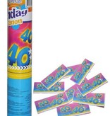 Confetti kanon verjaardag 40