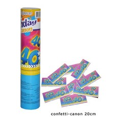 Confetti kanon verjaardag 40