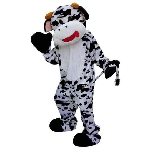 Koe verkleedpak groot pluche