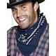 Western bandana/halsdoek blauw