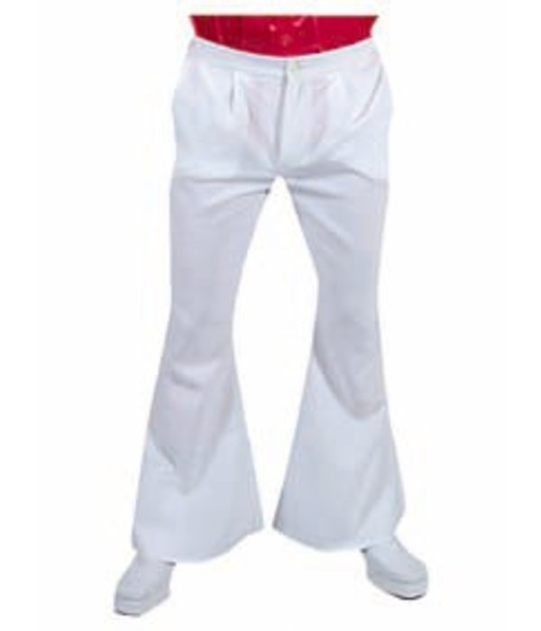 Hippie broek wit man