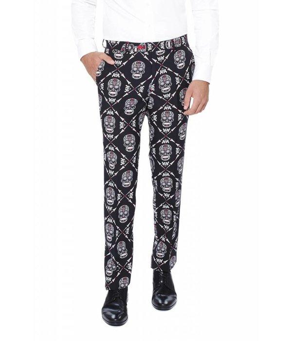 Skelethoofd maatpak Halloween