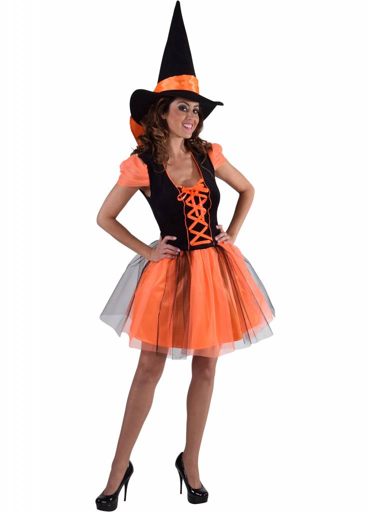 Jurk oranje heks