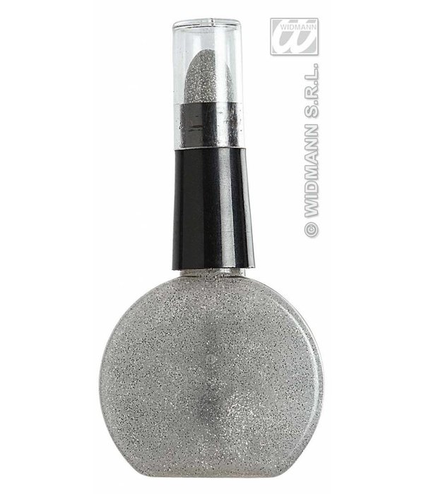 Combi nagellak en lippenstift zilver