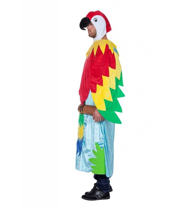 Papegaai in boom kostuum